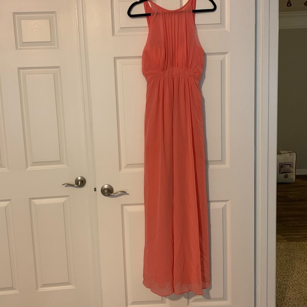 Bari Jay Coral Bridesmaid Dress